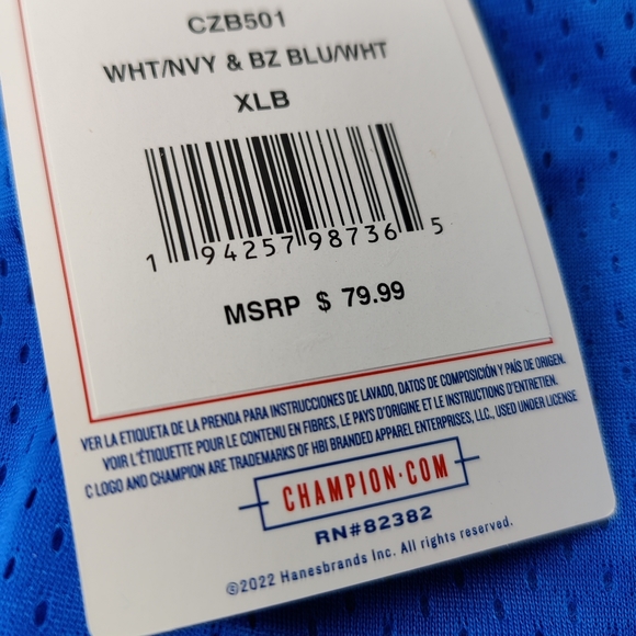 2 Champion Basketball Shorts Youth XL Boys 2 Pack X Large 14-16 Iconic Logo - Picture 11 of 11